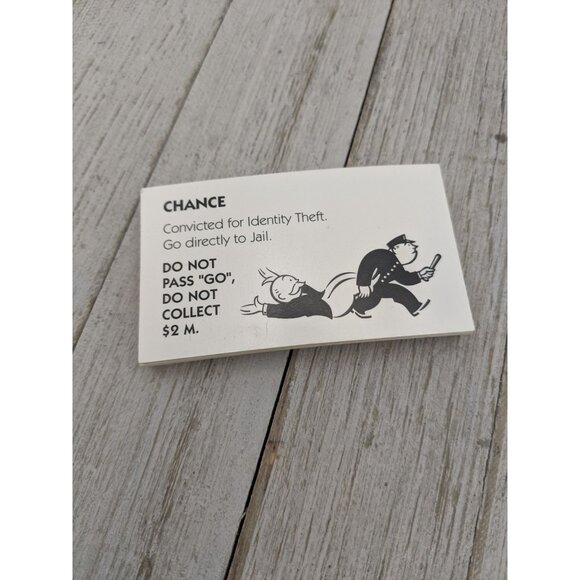 Monopoly Electronic Banking 2007 Replacement Chance Community Chest Cards - Picture 4 of 5